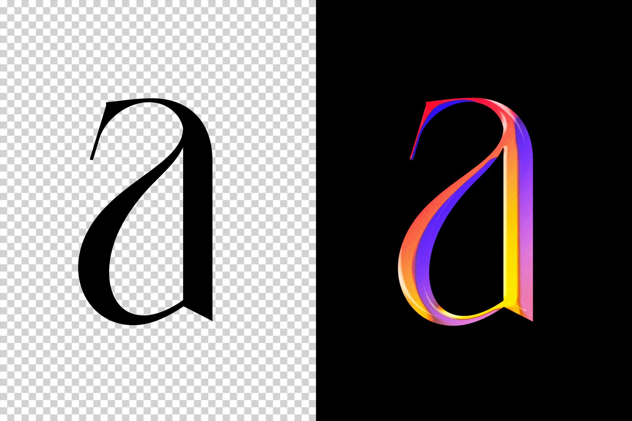 Vibrant Chrome Text & Logo Effect