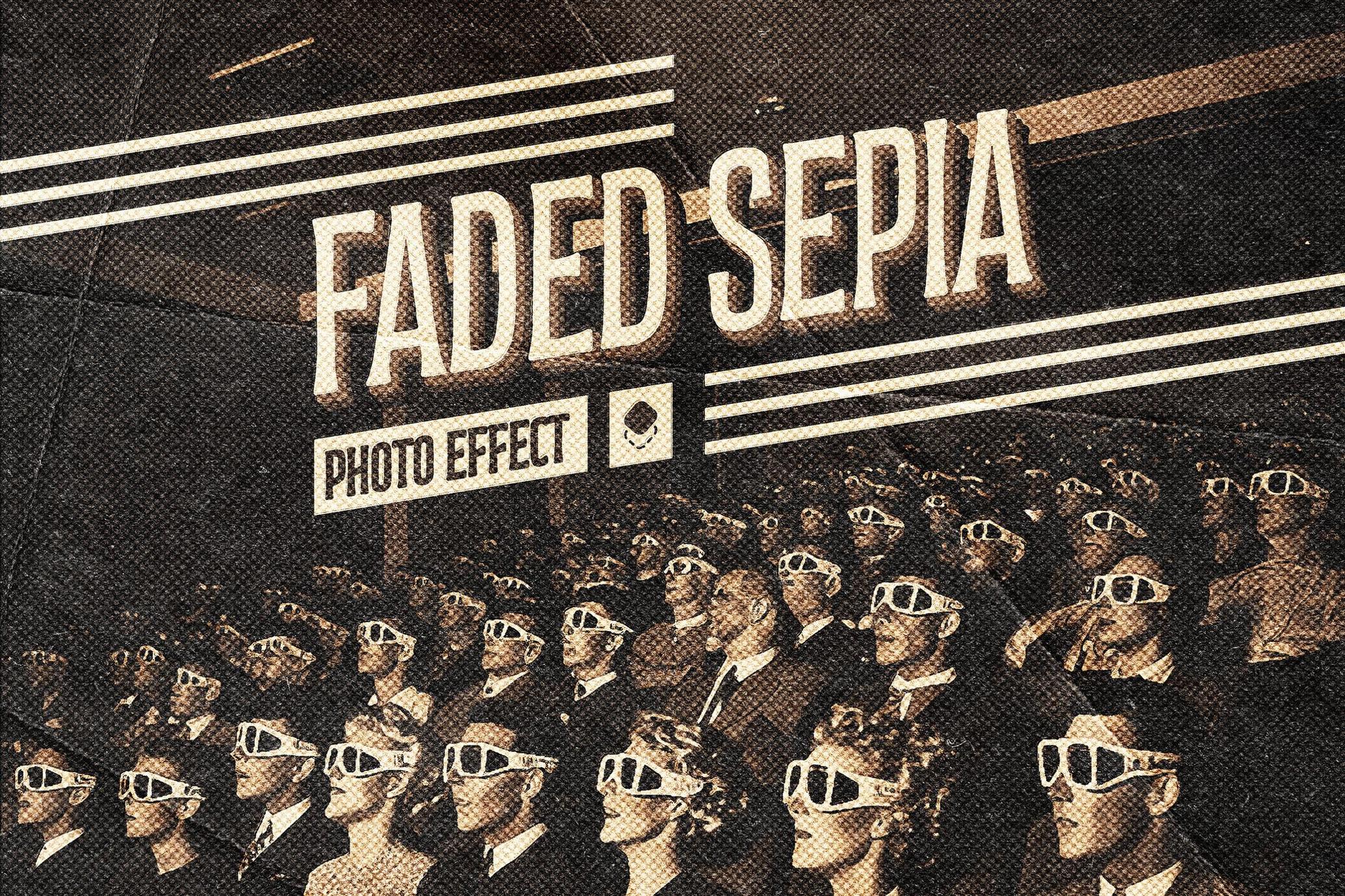 Faded Sepia Photo Effect