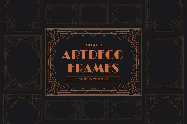 Art Deco Frames Collection