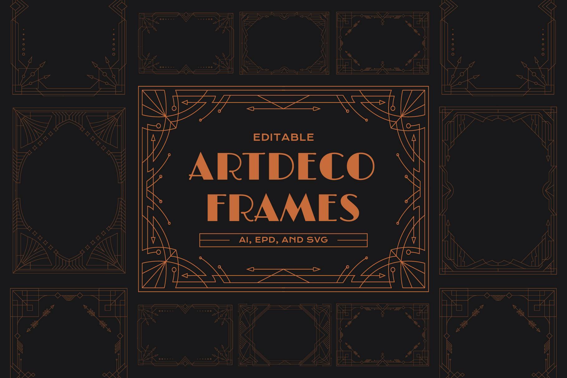 Art Deco Frames Collection