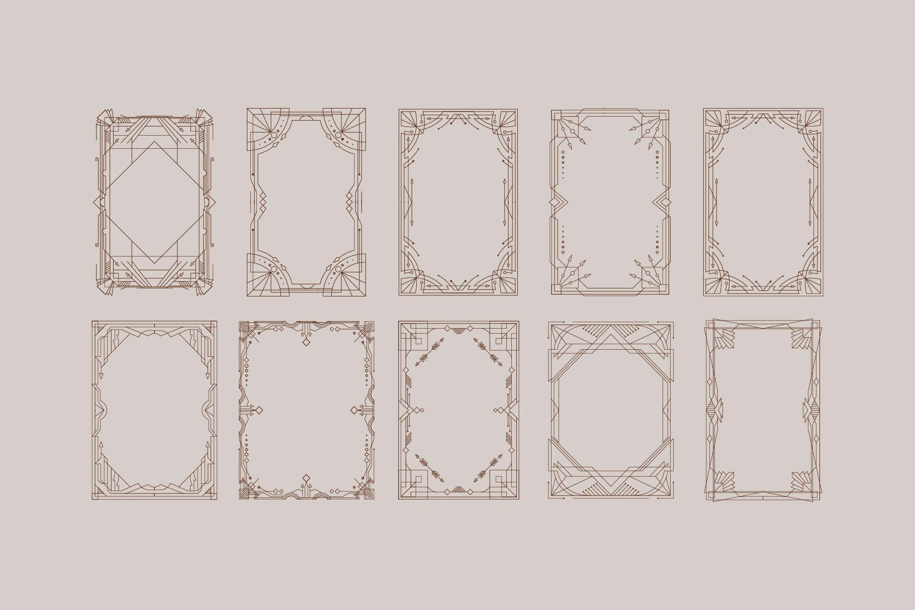Art Deco Frames Collection
