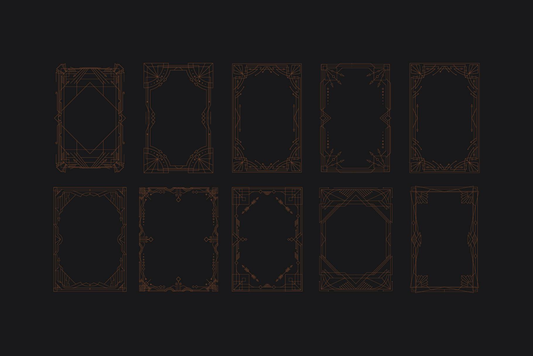 Art Deco Frames Collection