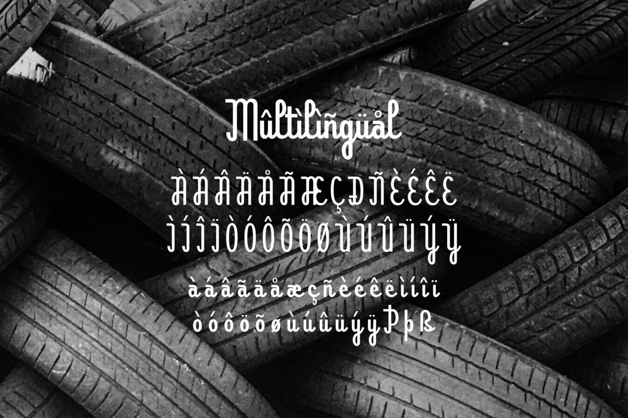 Black Butcher - Retro Car Font