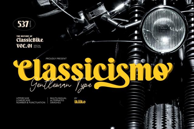 Classicismo - Gentleman Font