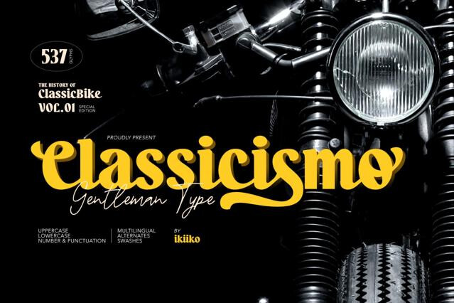 Classicismo - Gentleman Font