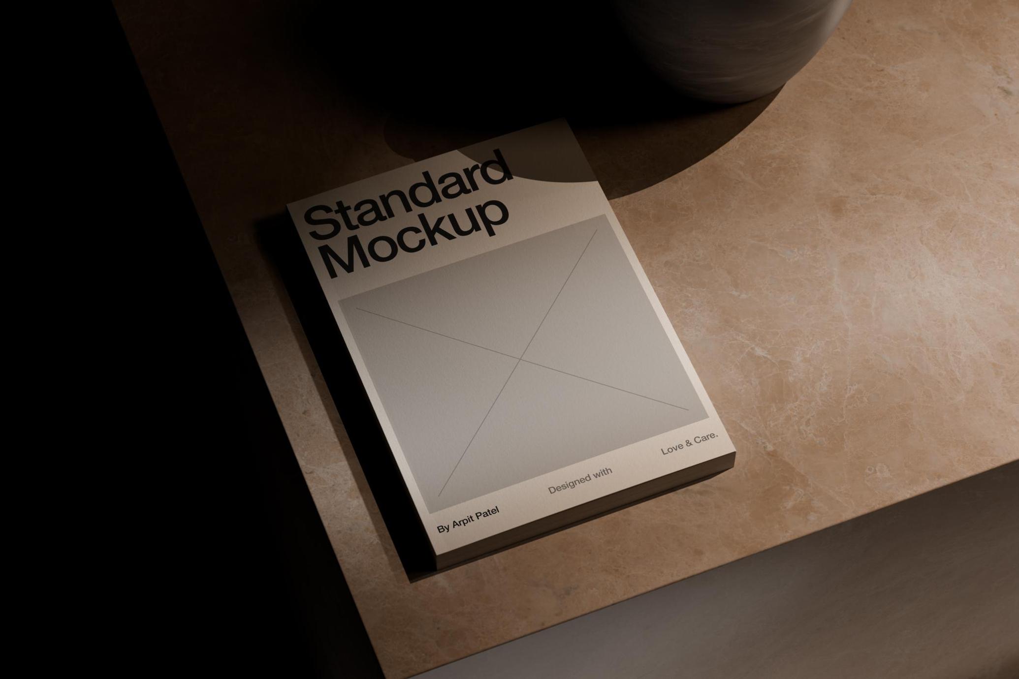 Interior Minimal Book Mockup