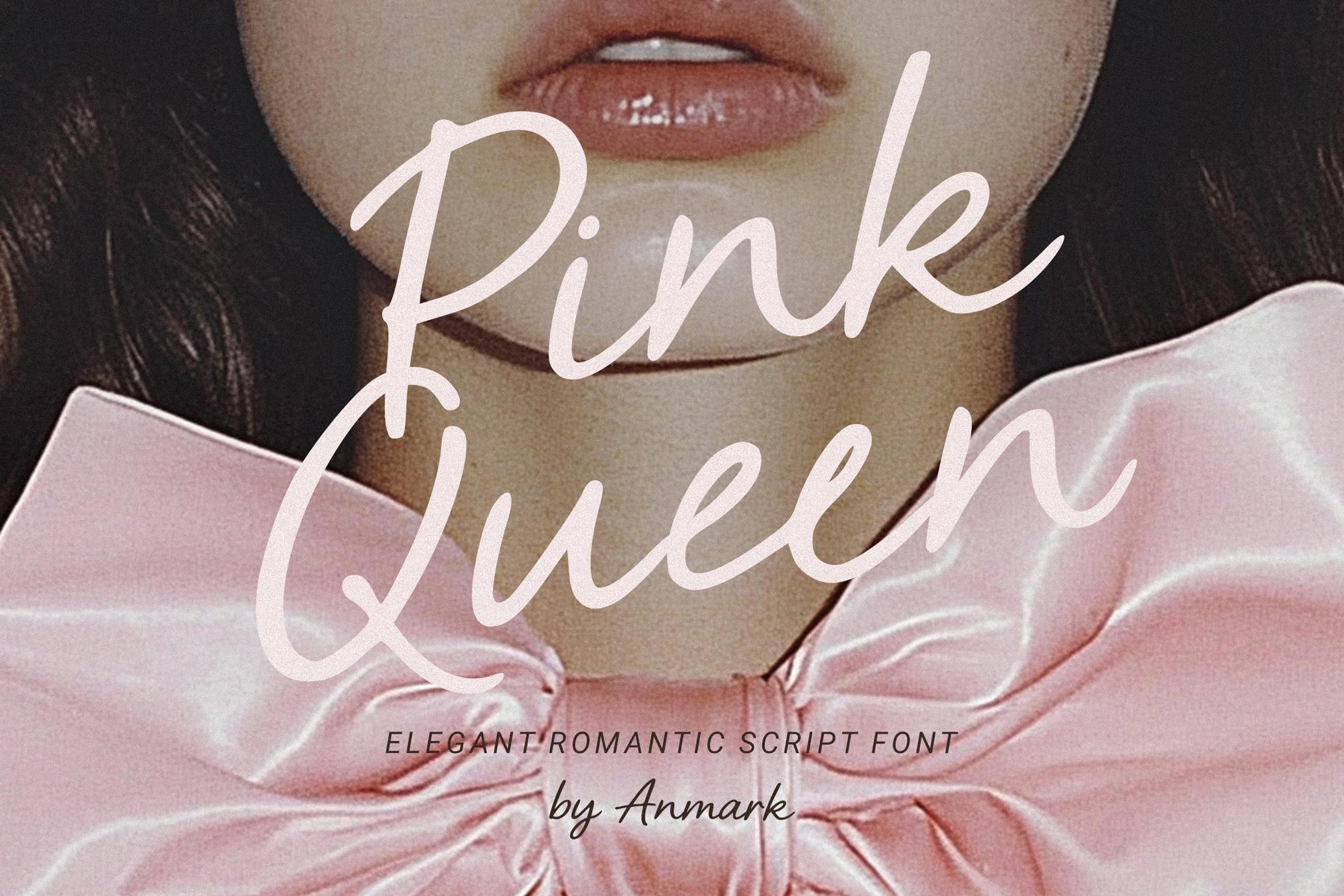 Pink Queen | Elegant Romantic Script