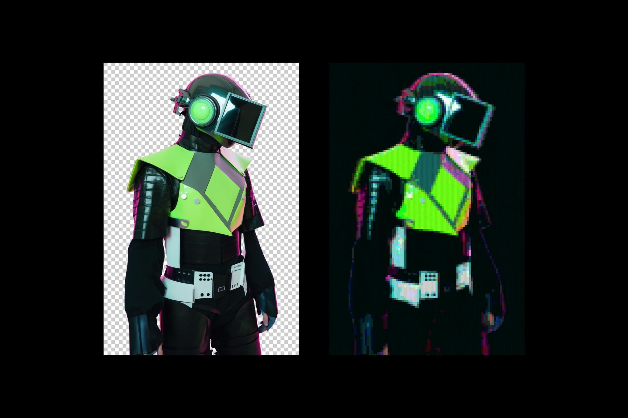 Old Gaming Console Effect