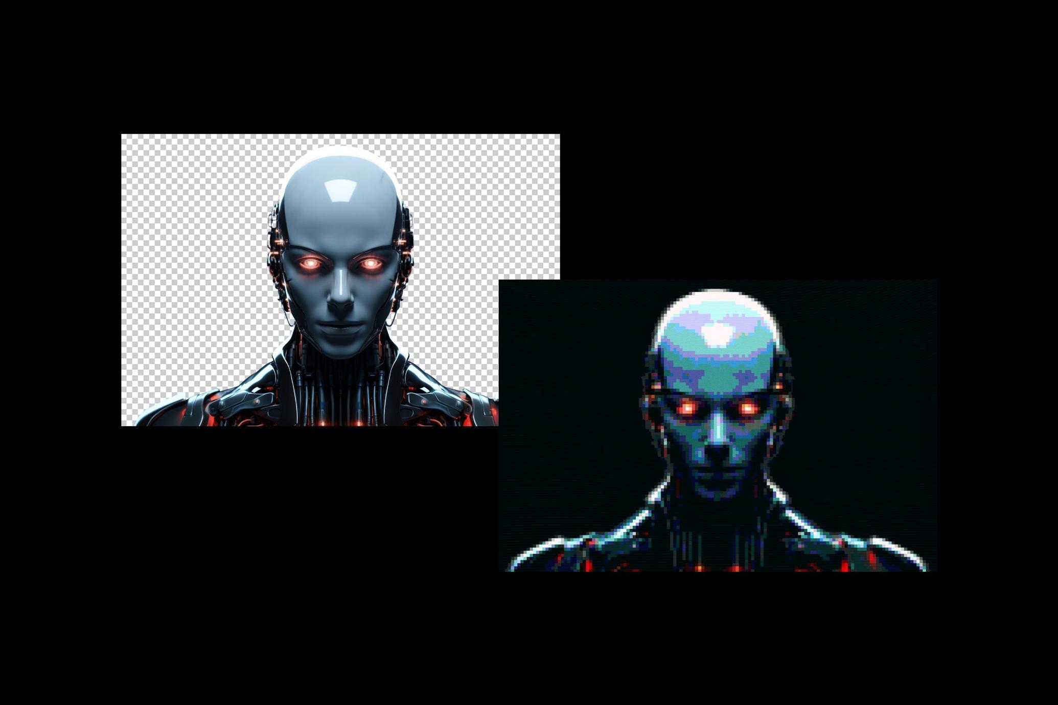 Old Gaming Console Effect