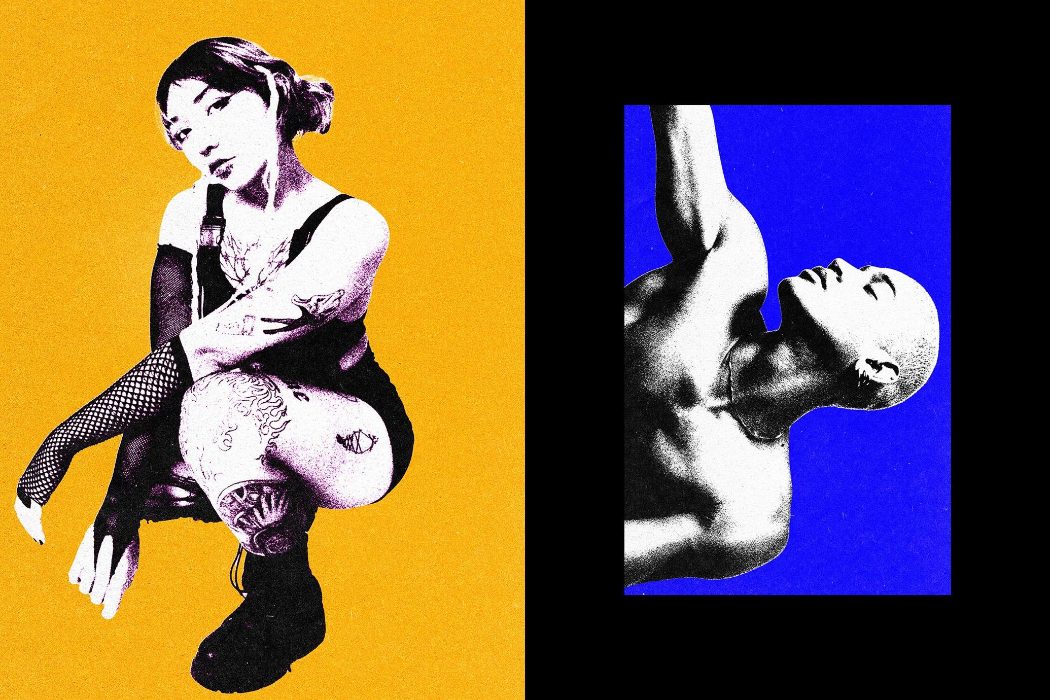 Color Risoprint Photo Effect