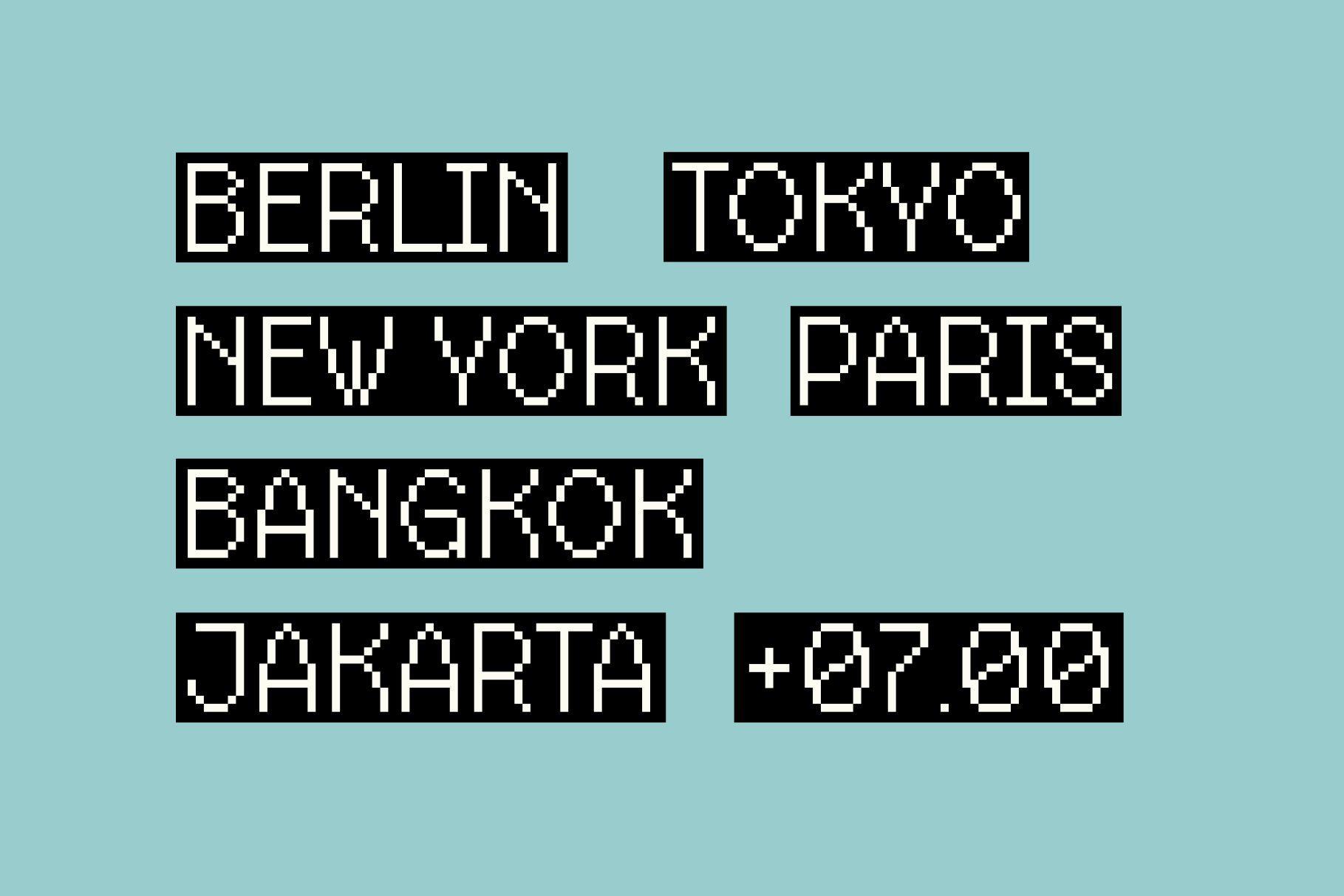 Hopixel Pixel Font Family