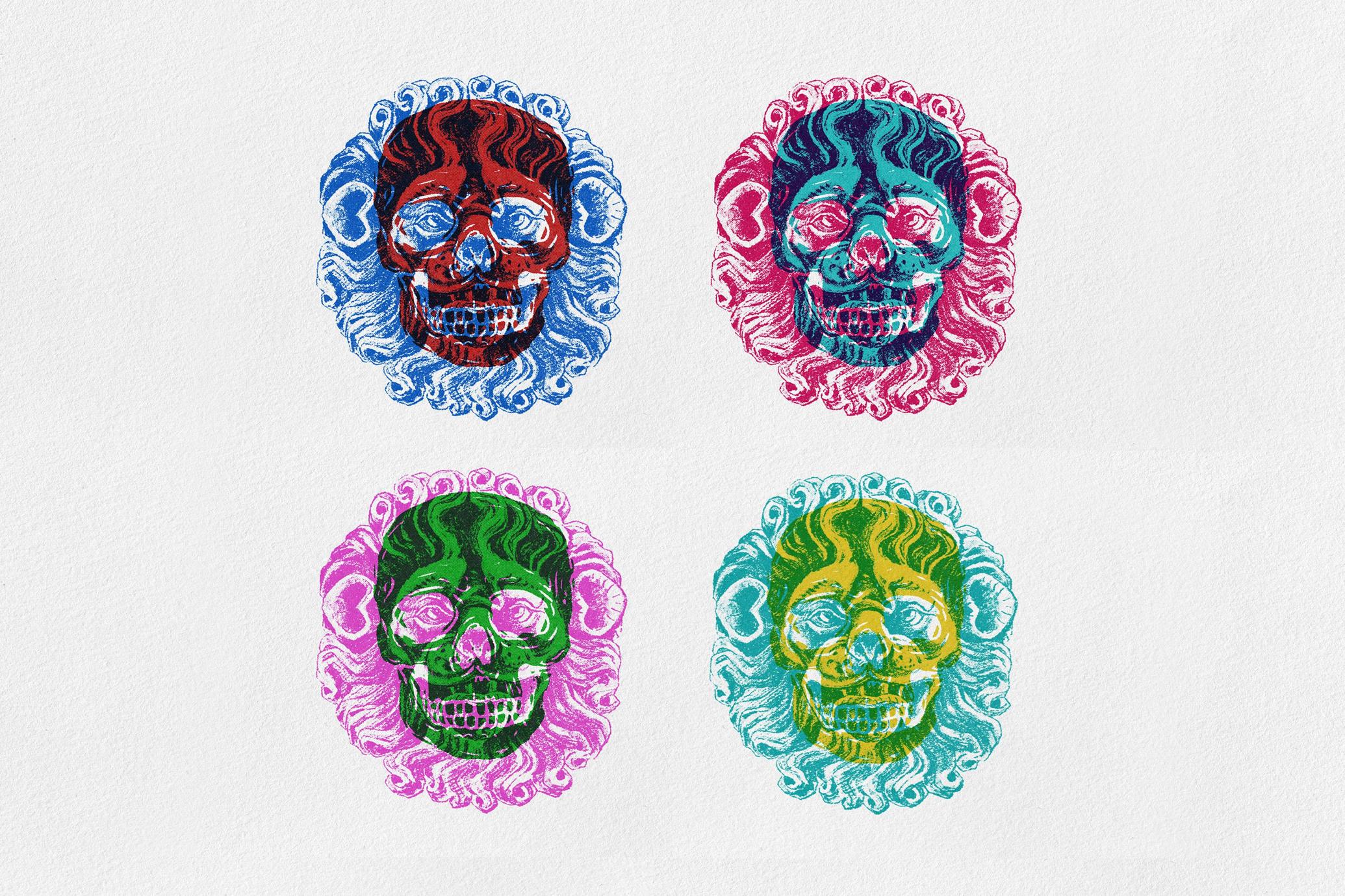 Risograph Vintage Overprint Effect