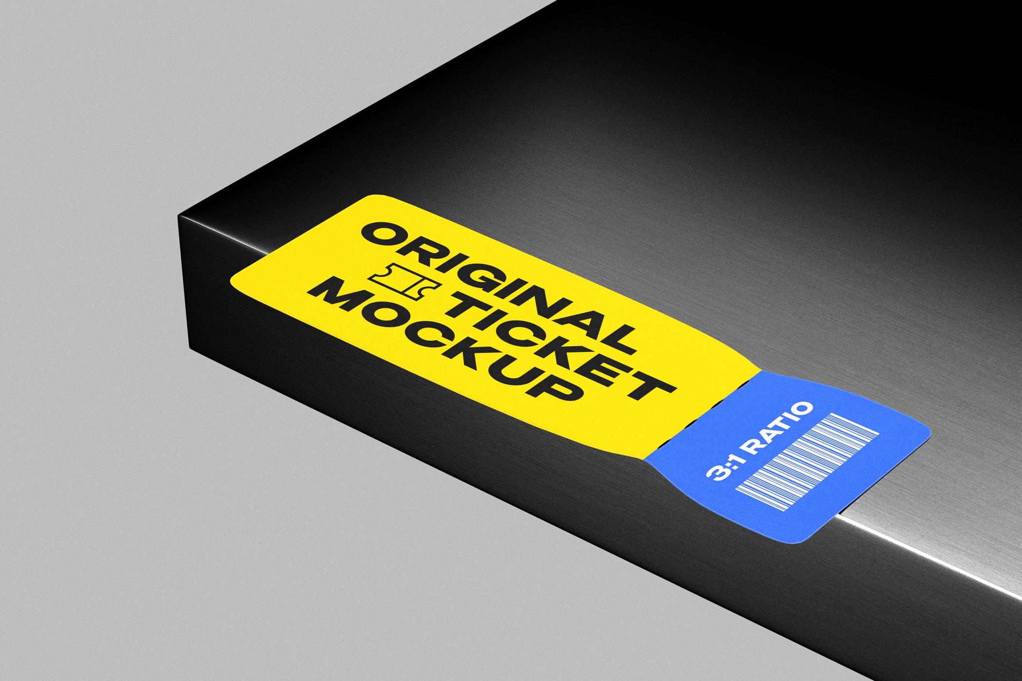 3:1 Ticket Mockup