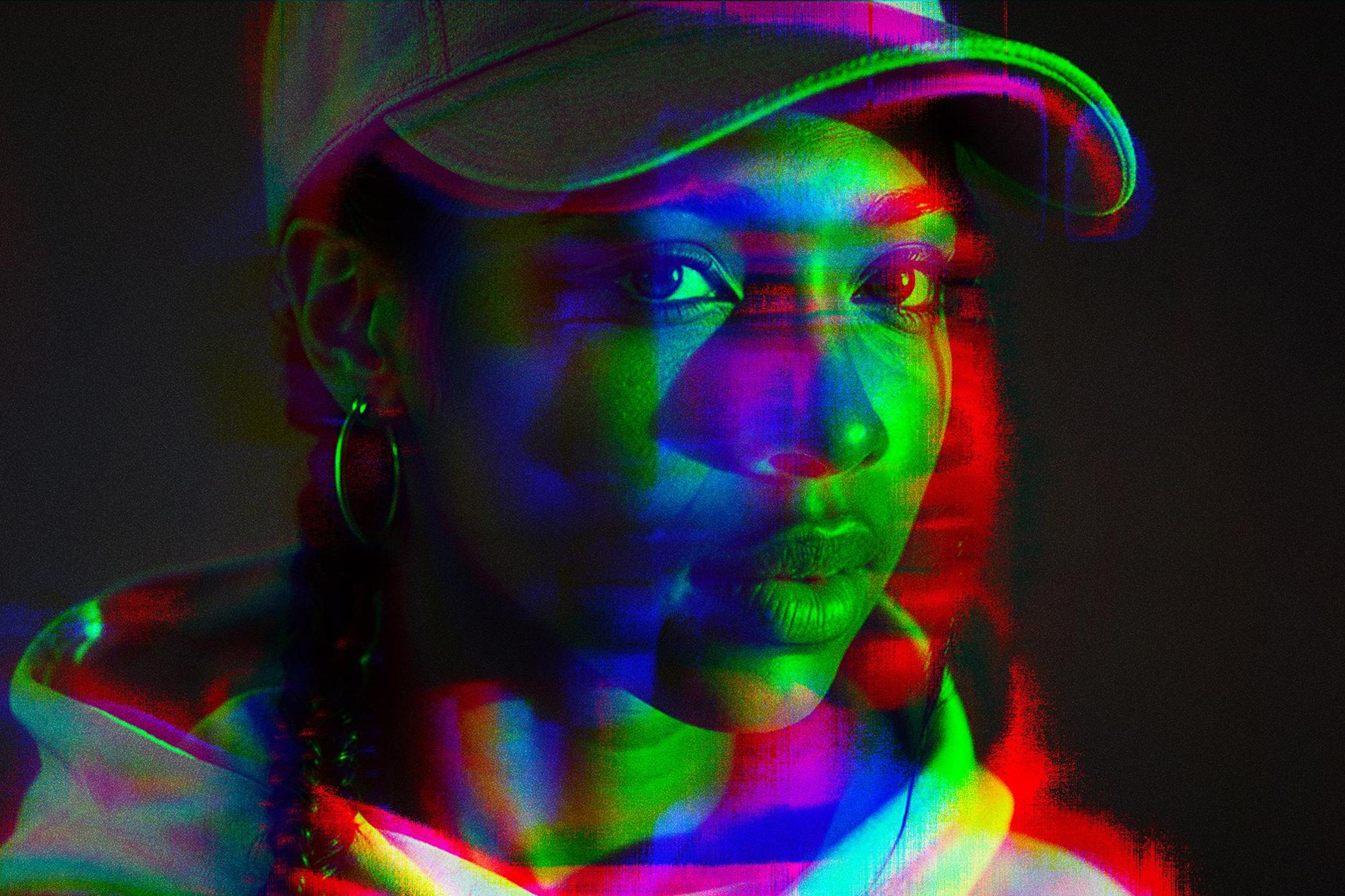 Anaglyph Glitch Photo Effect