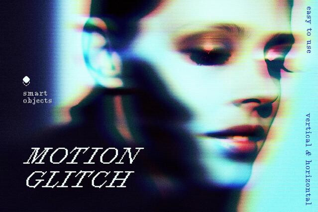 Motion Glitch Photo Effect