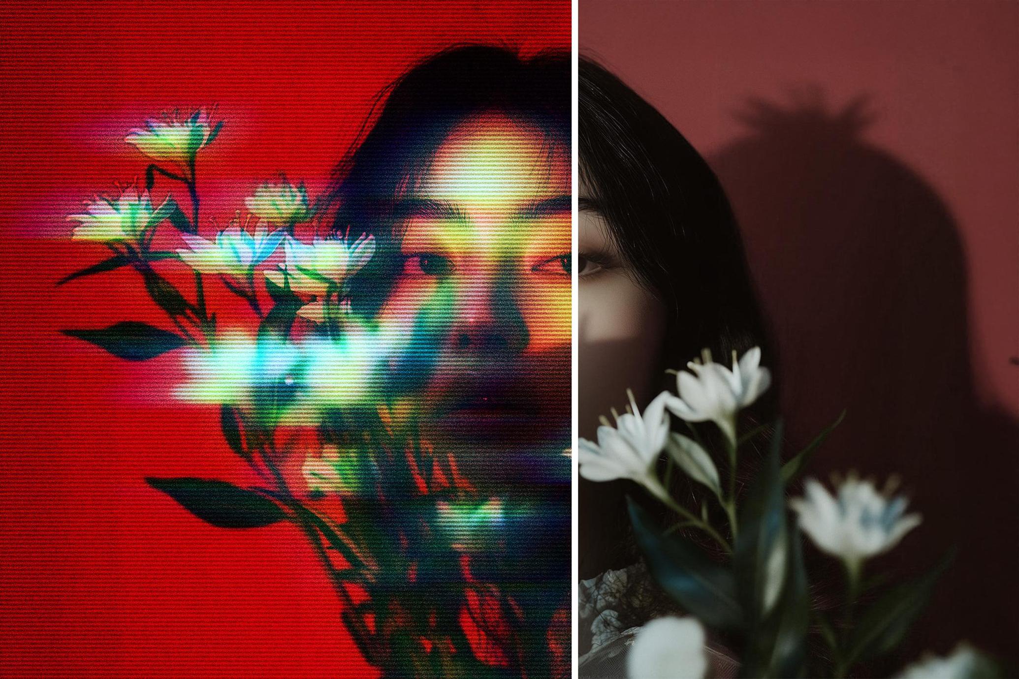 Motion Glitch Photo Effect