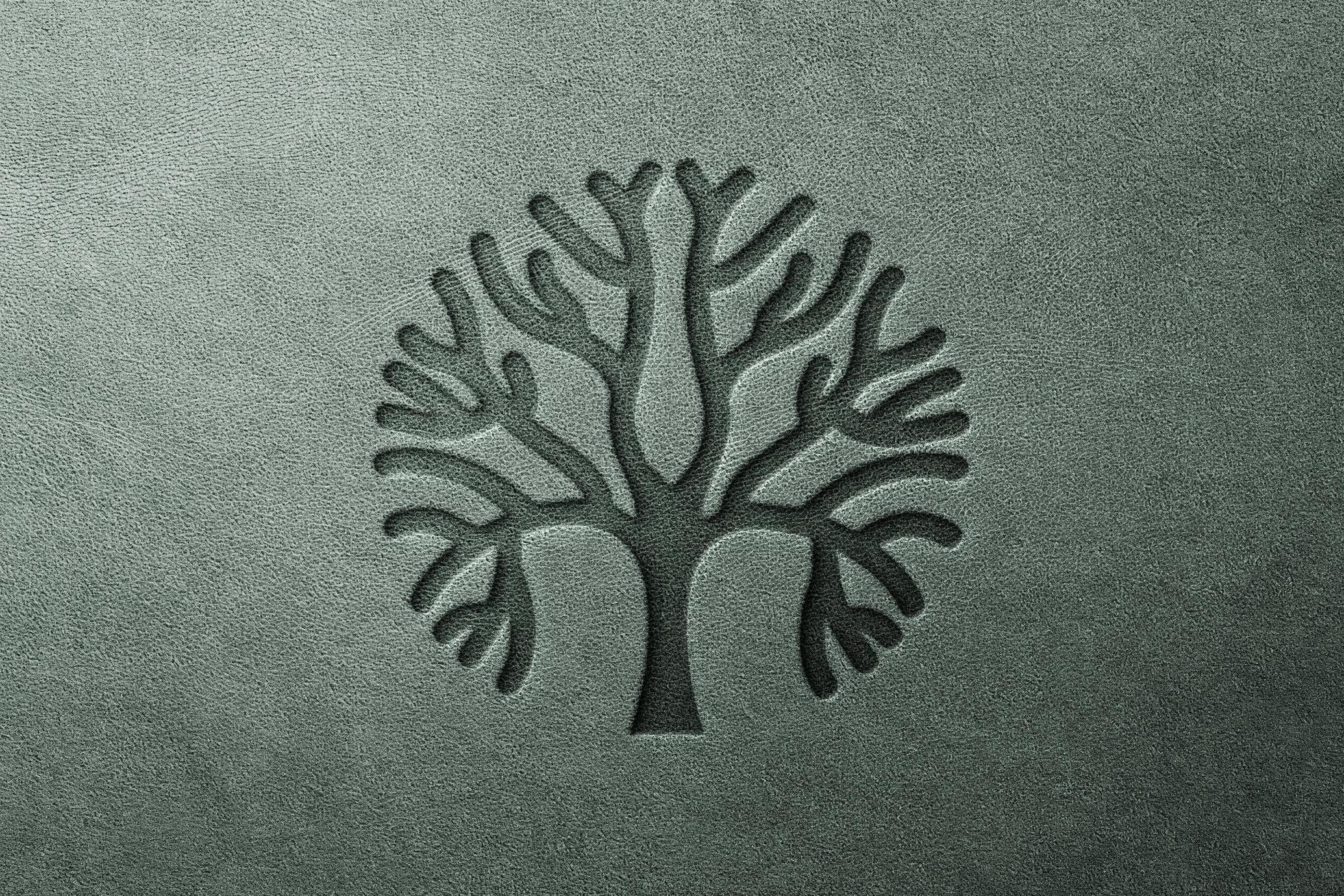 Leather Pressed Text & Logo Mockup