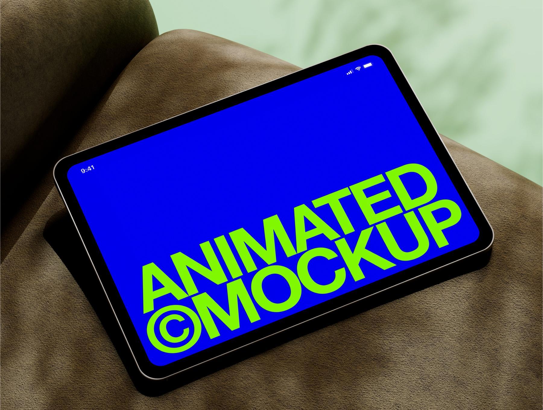 Animated iPad Pro Mockup