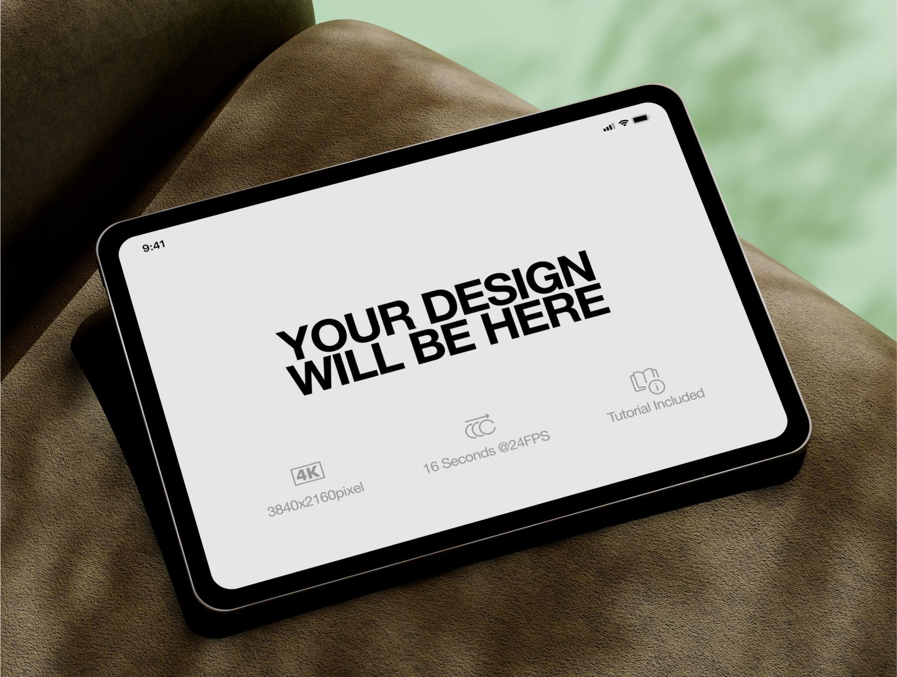 Animated iPad Pro Mockup
