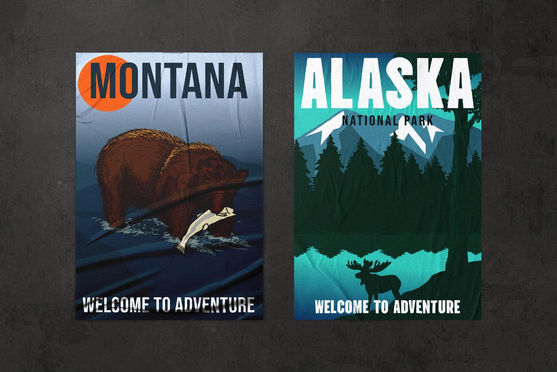 National Park Poster Collection