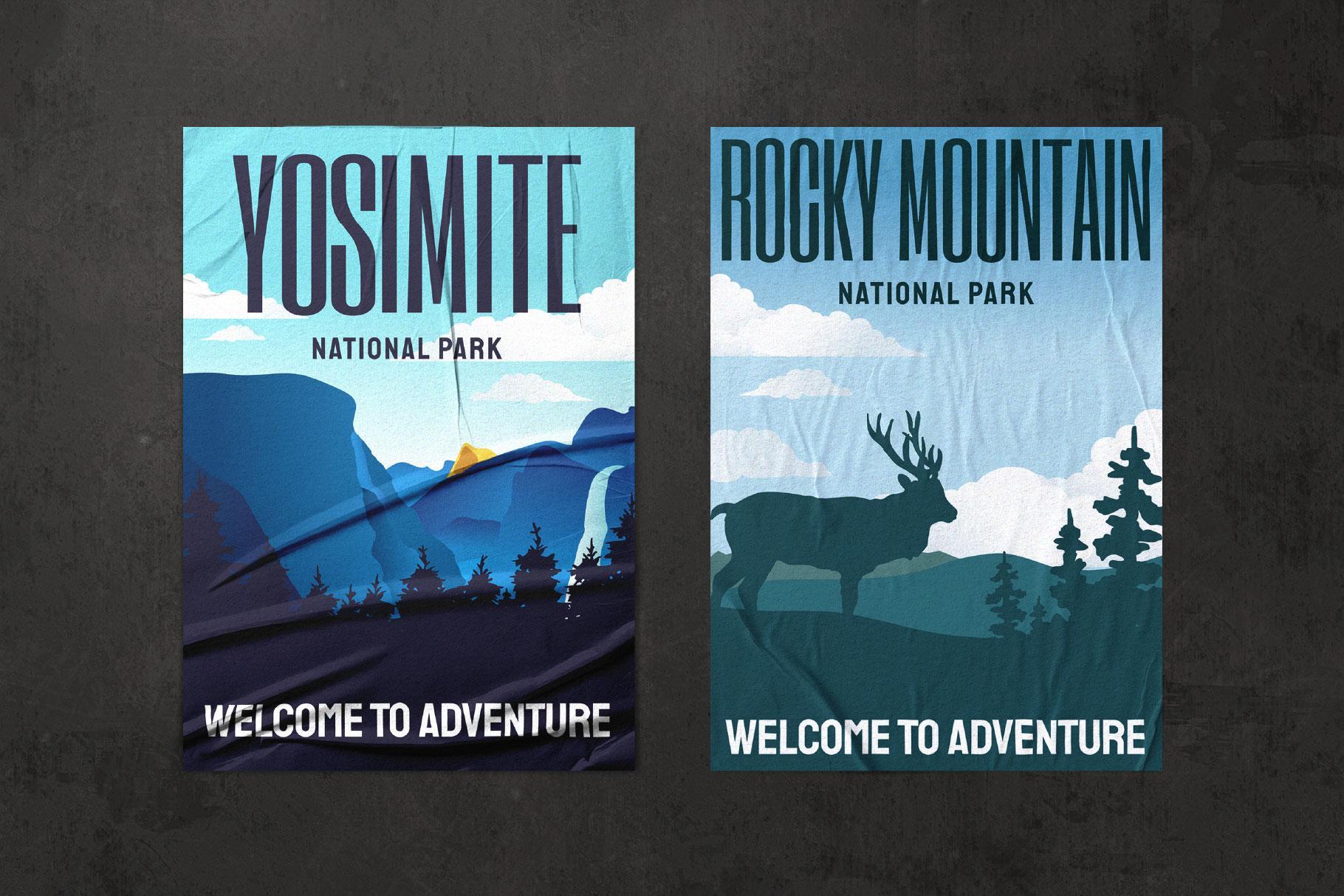 National Park Poster Collection