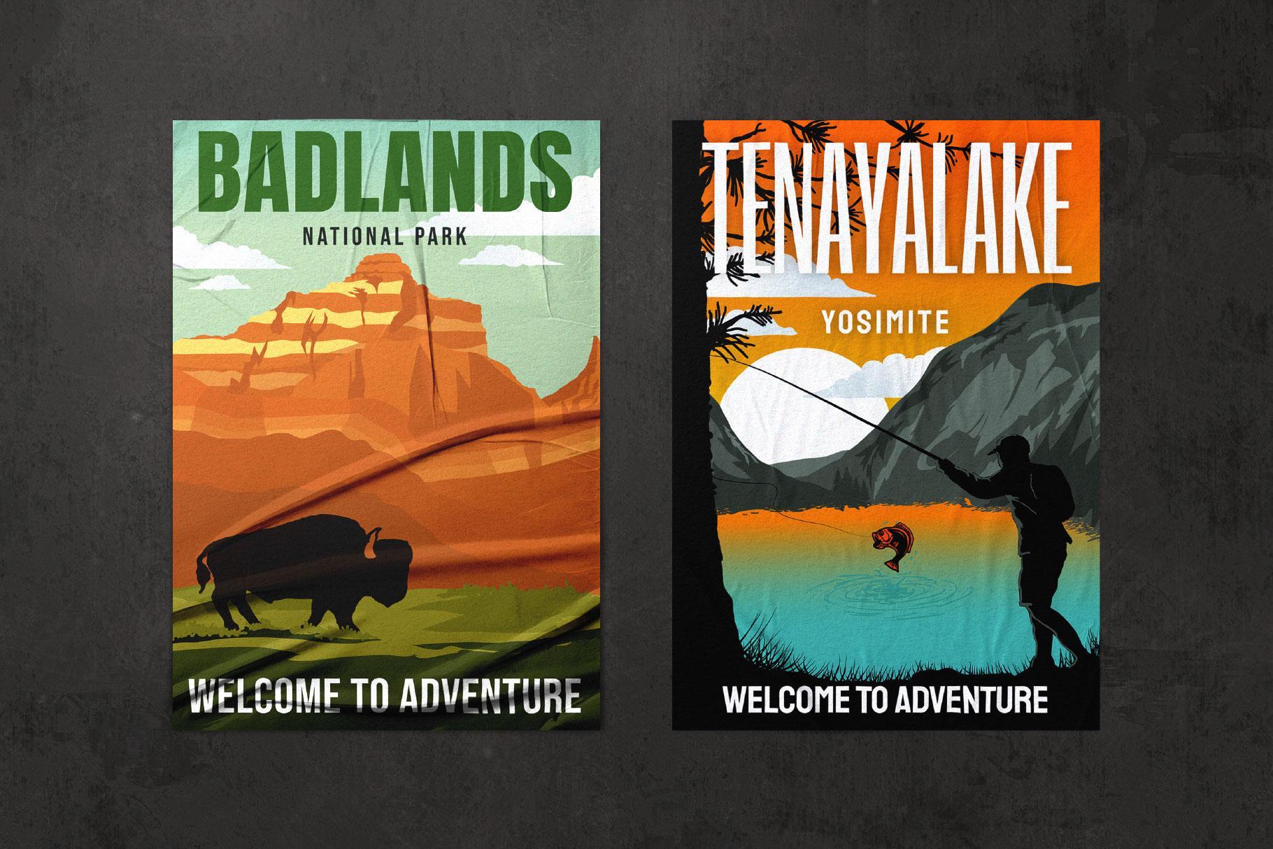 National Park Poster Collection