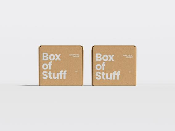Rectangle Recycled Box Mockup