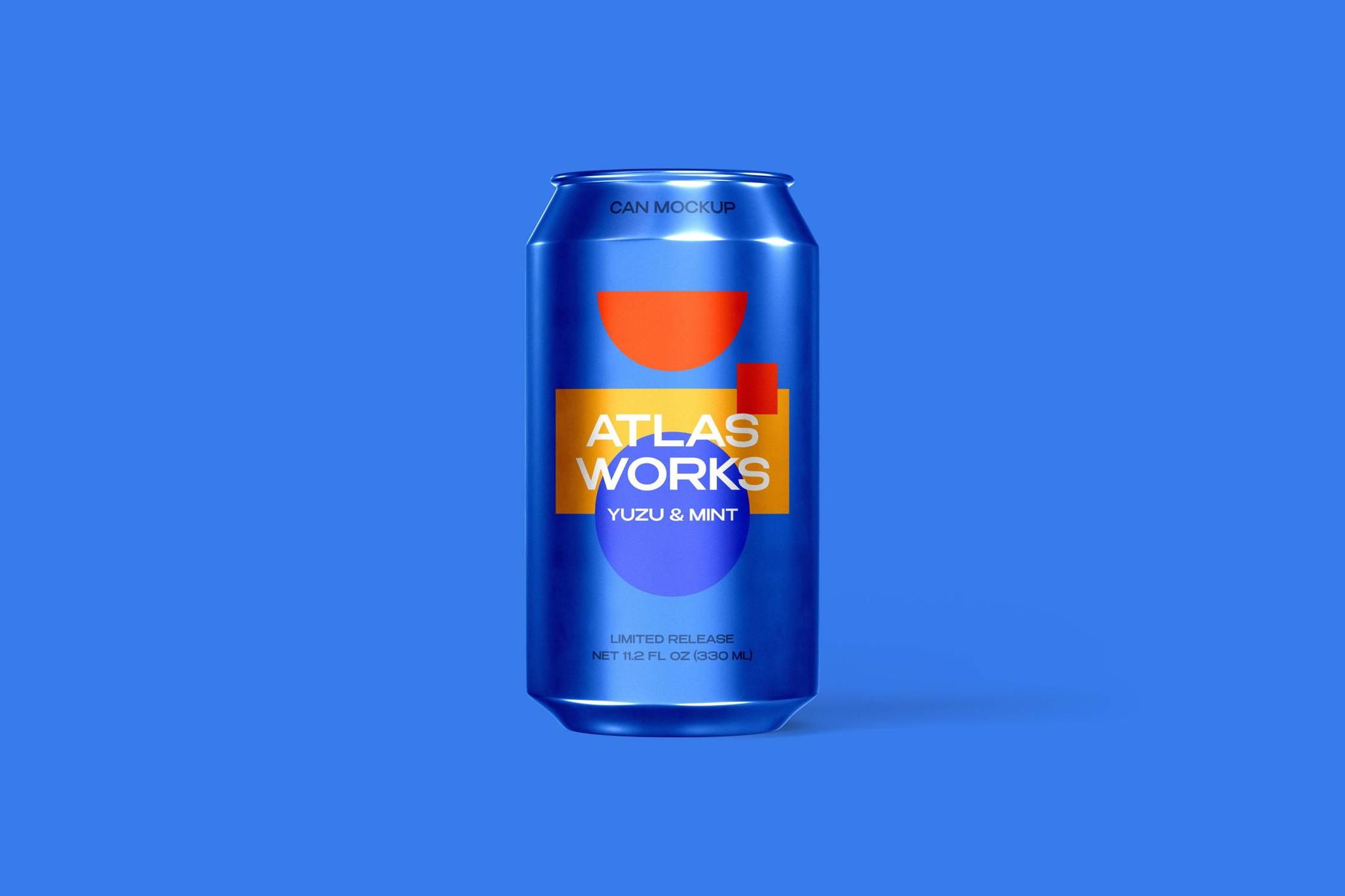 330ml Can Mockup