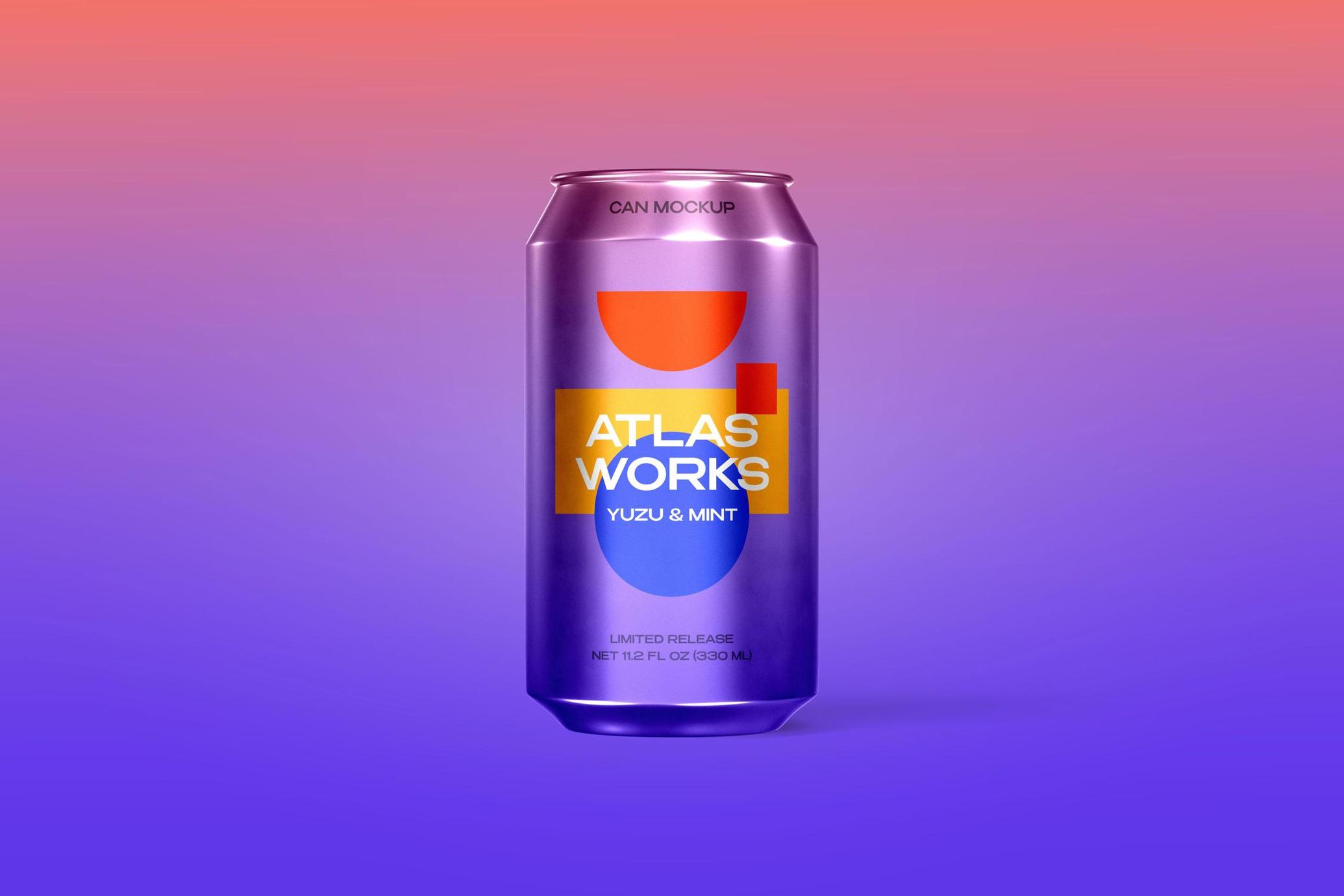 330ml Can Mockup