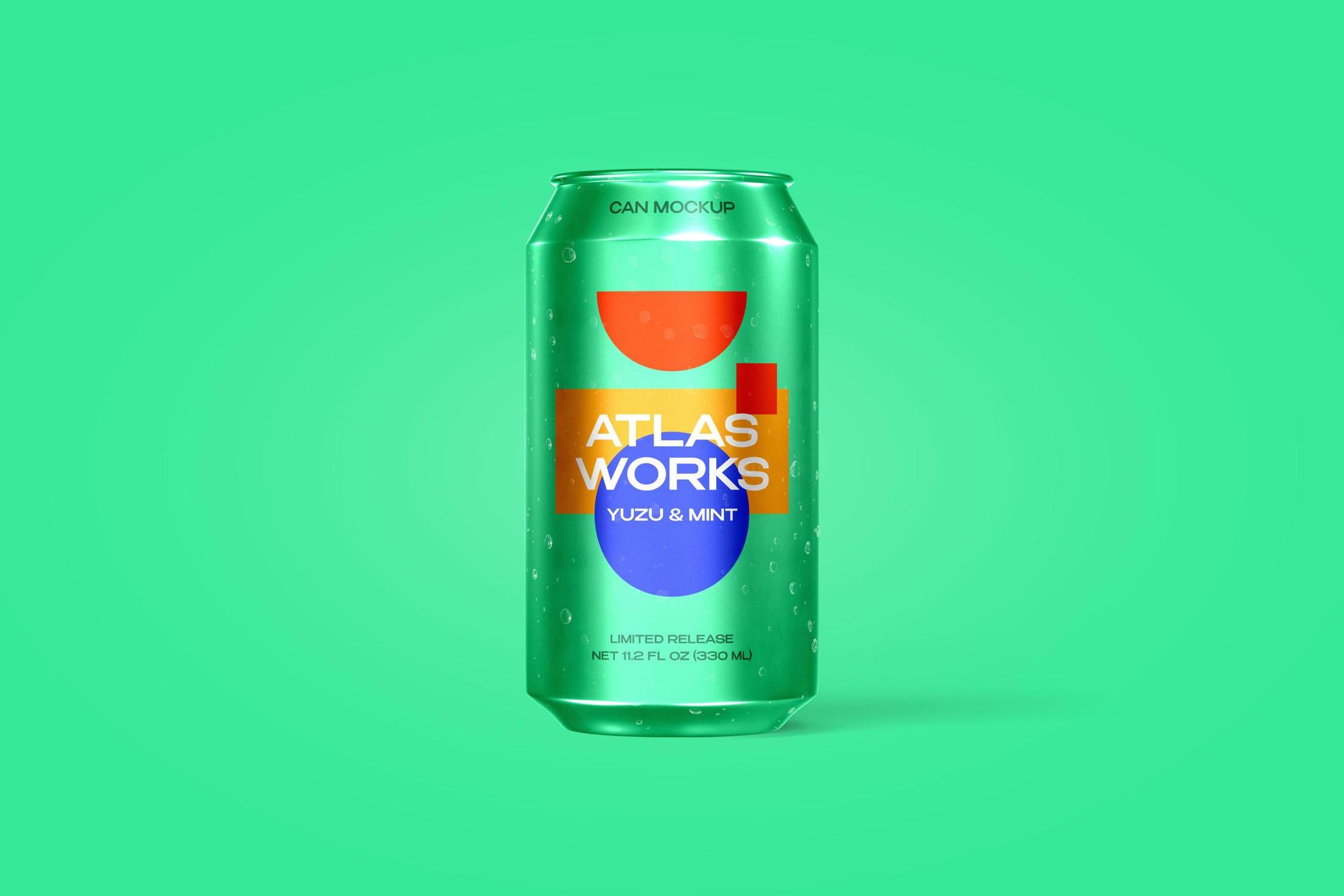 330ml Can Mockup