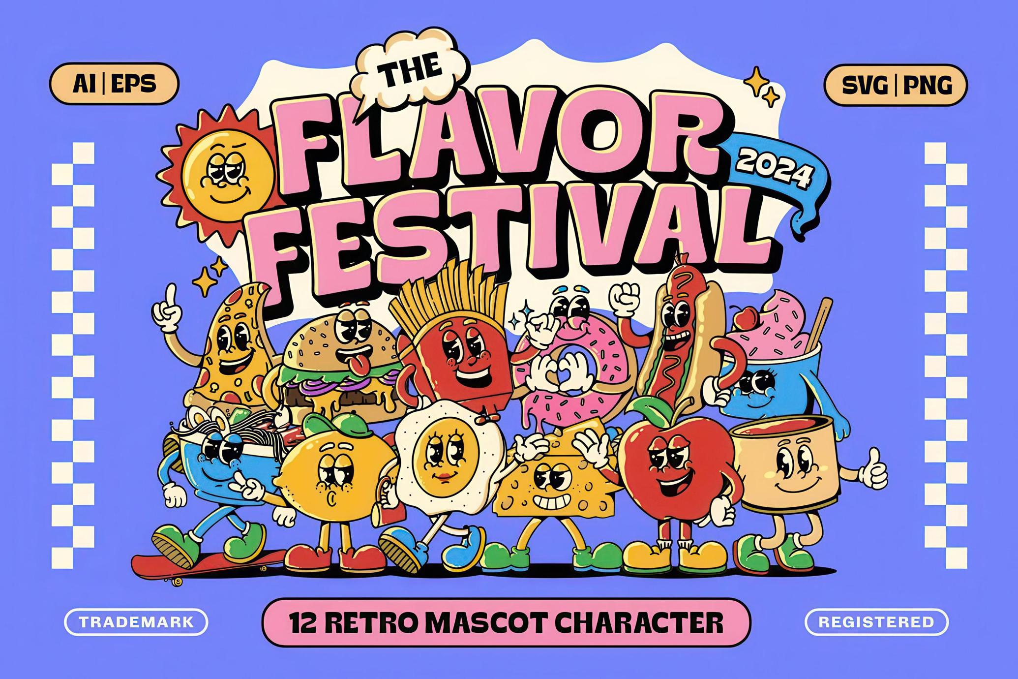The Flavor Mascot Collection
