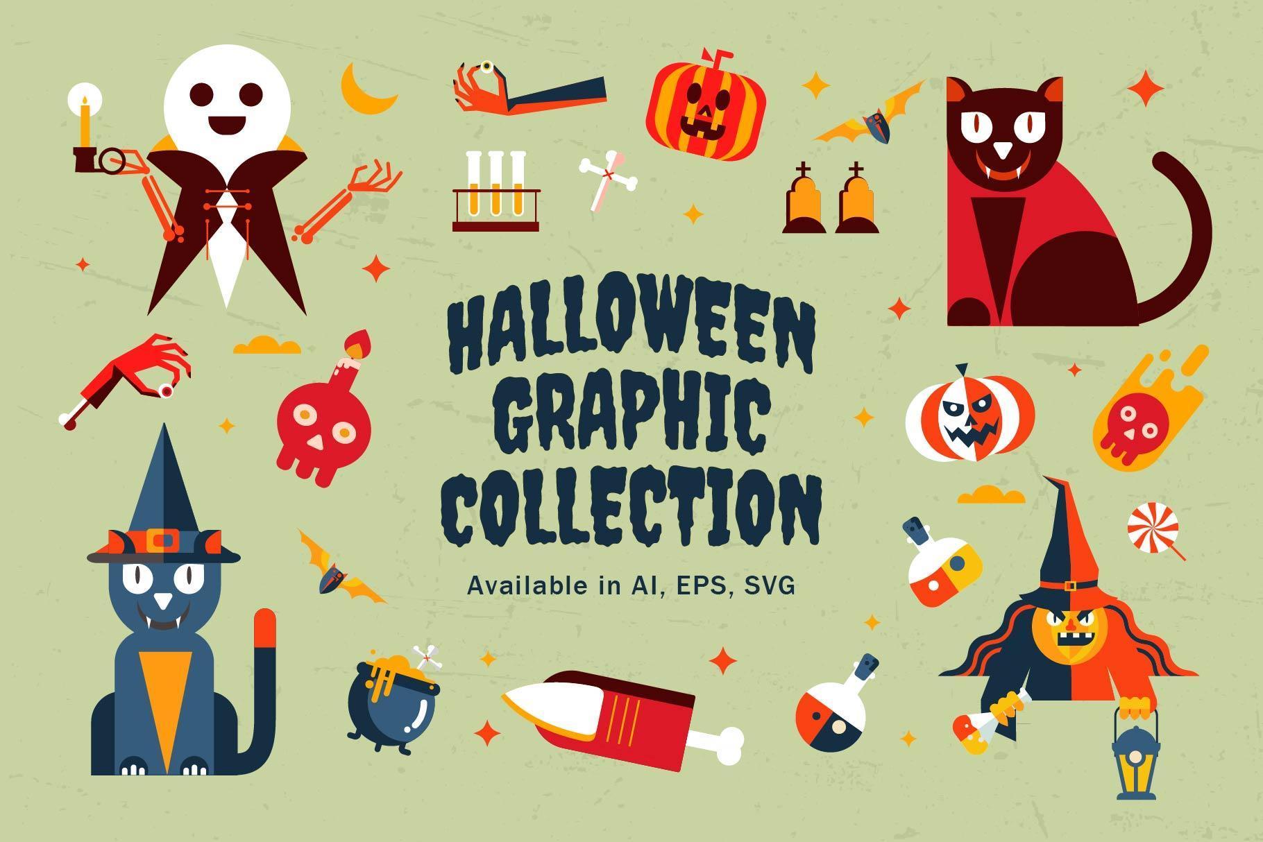 Spooky Halloween Graphic Collection