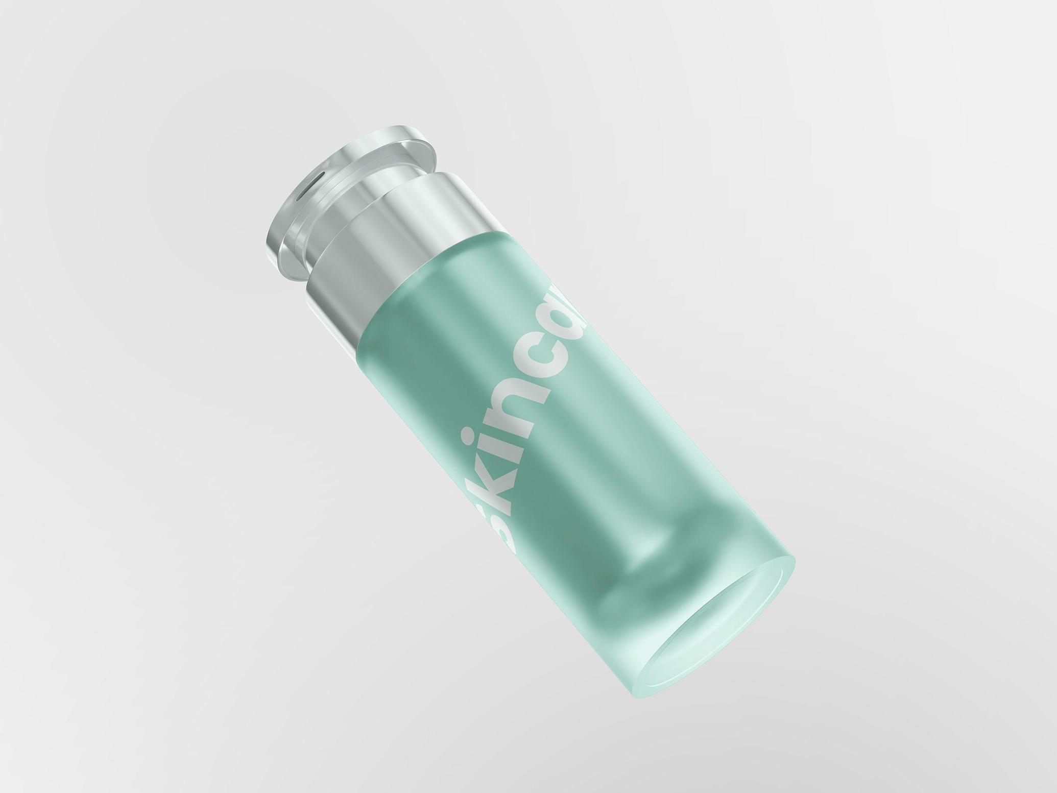 Cosmetics Pump Bottle Mockup