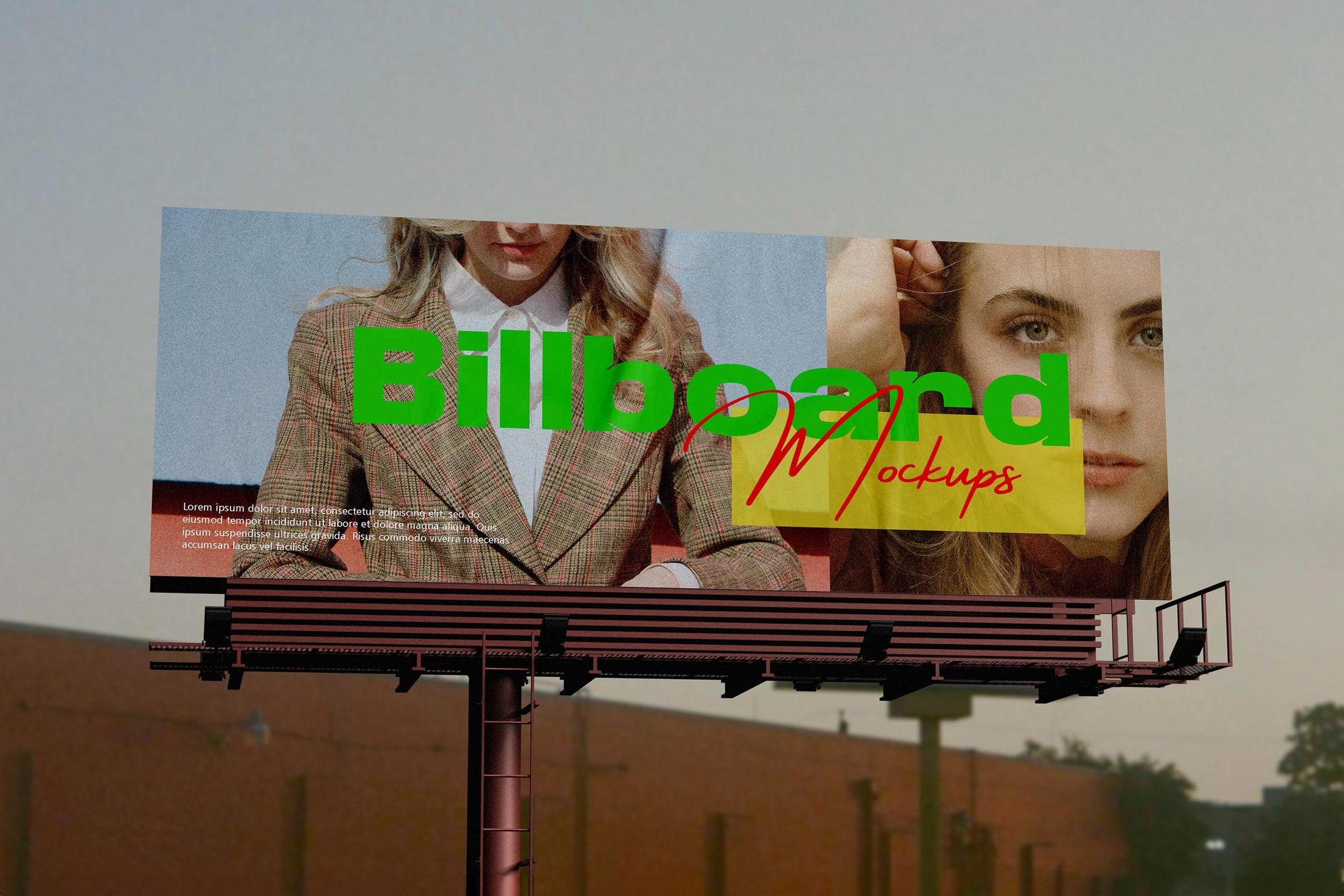 Urban Billboard Mockup