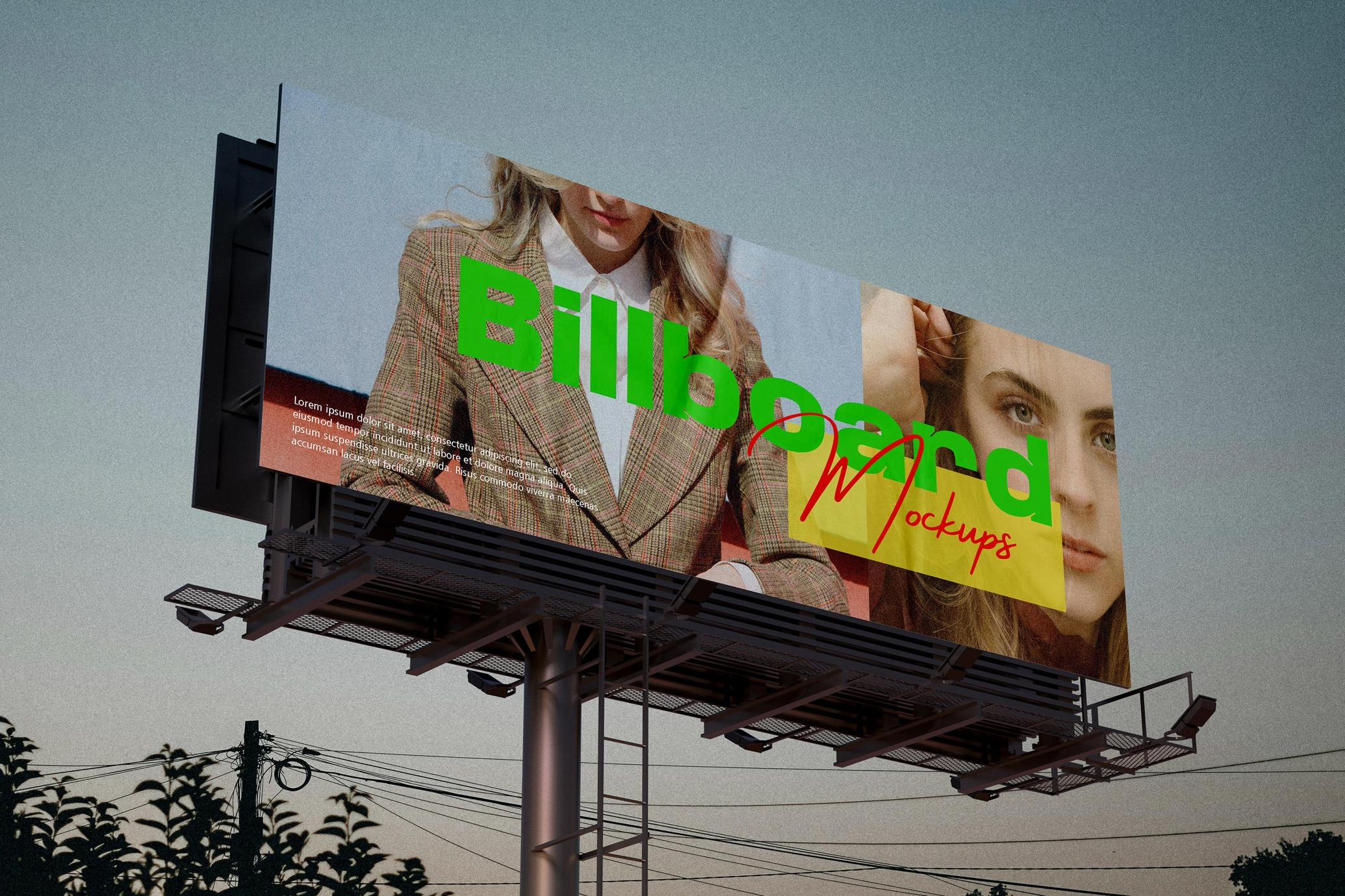 City Billboard Mockup