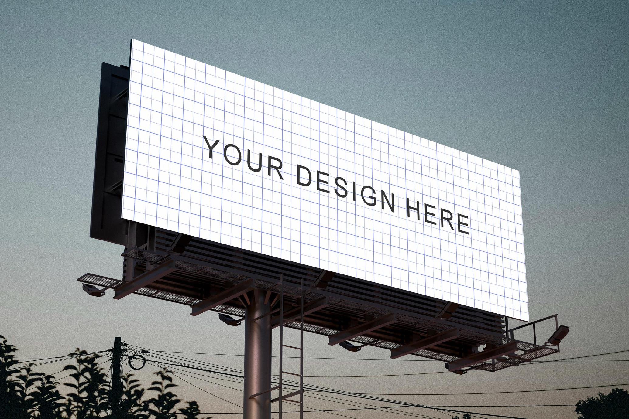 City Billboard Mockup