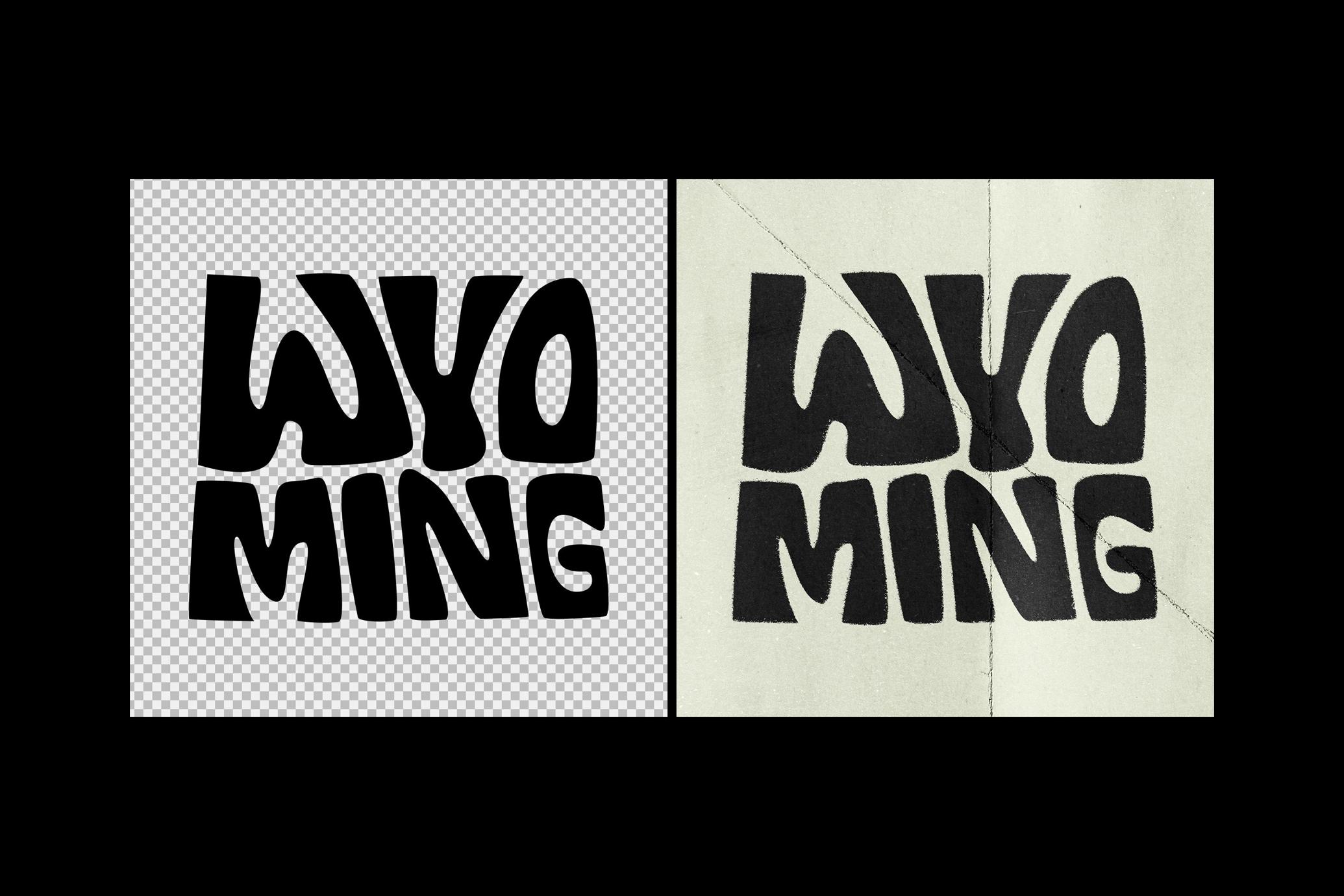 Worn Print Text & Logo Effect
