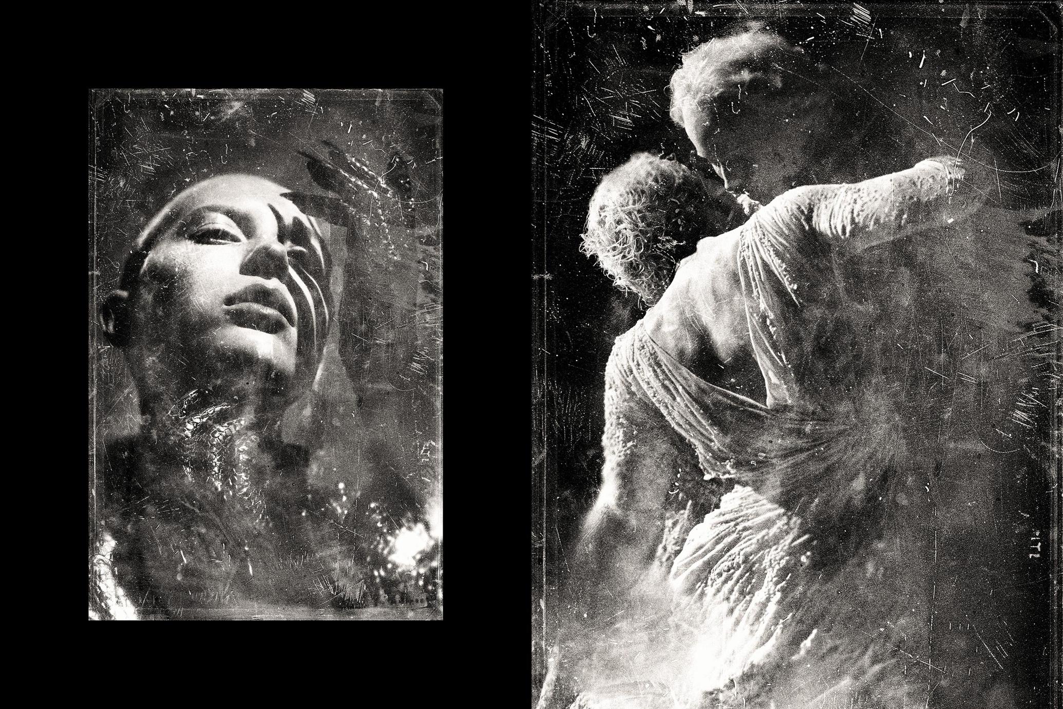 Silver Plate Photo Effect