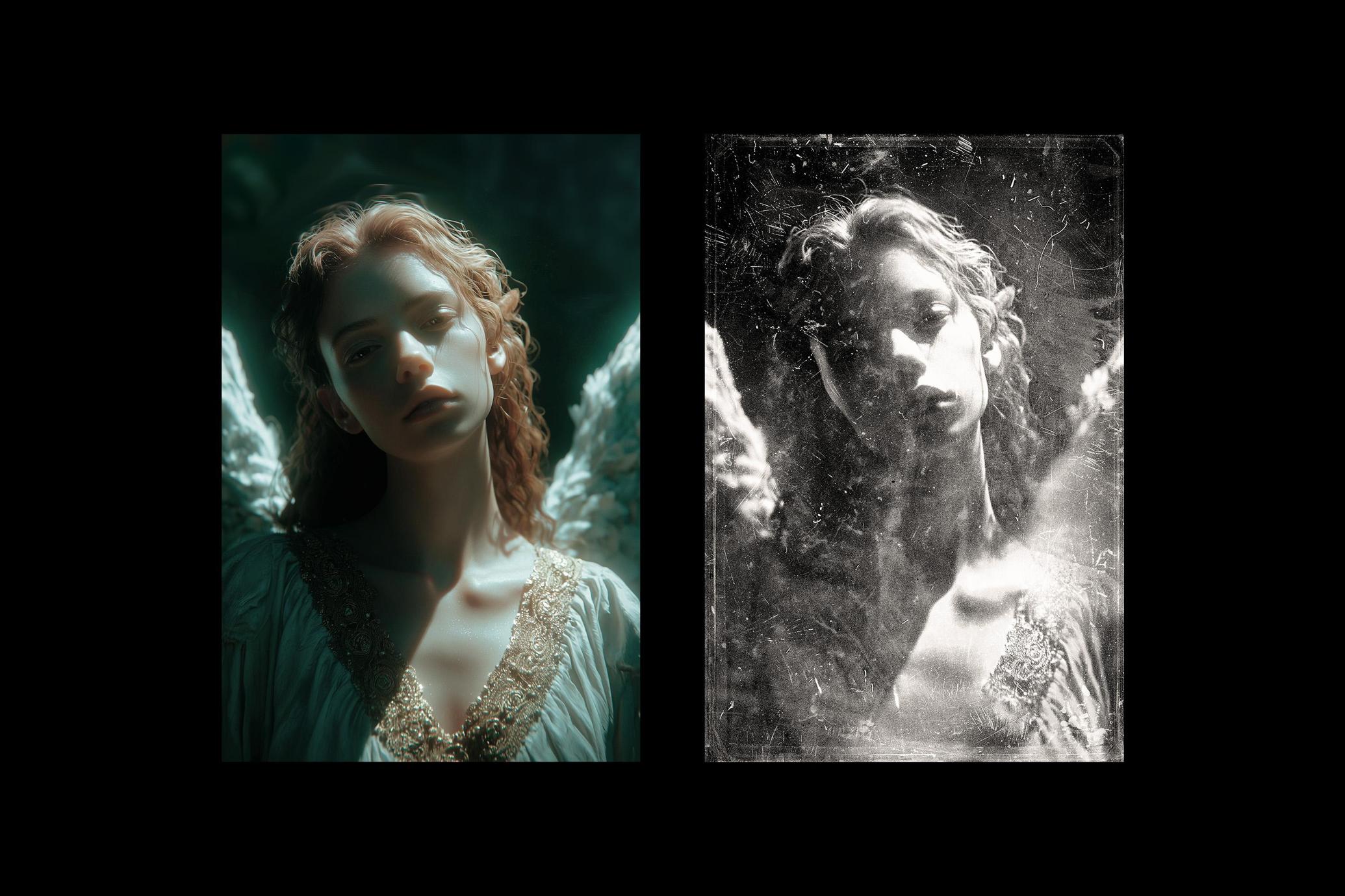Silver Plate Photo Effect