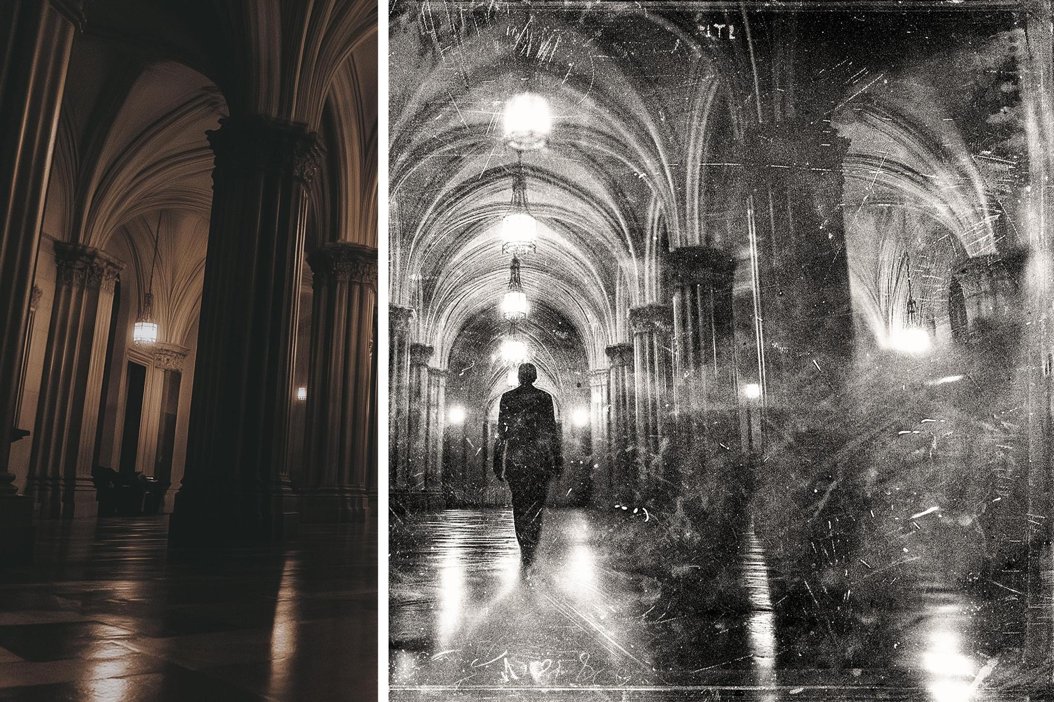 Silver Plate Photo Effect