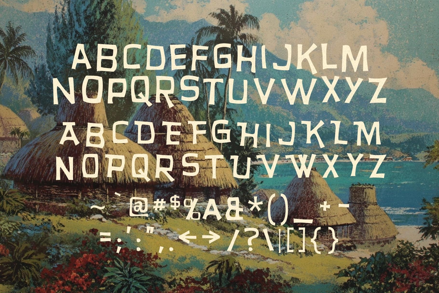 Aloha Pop - Tropical Tiki Typeface