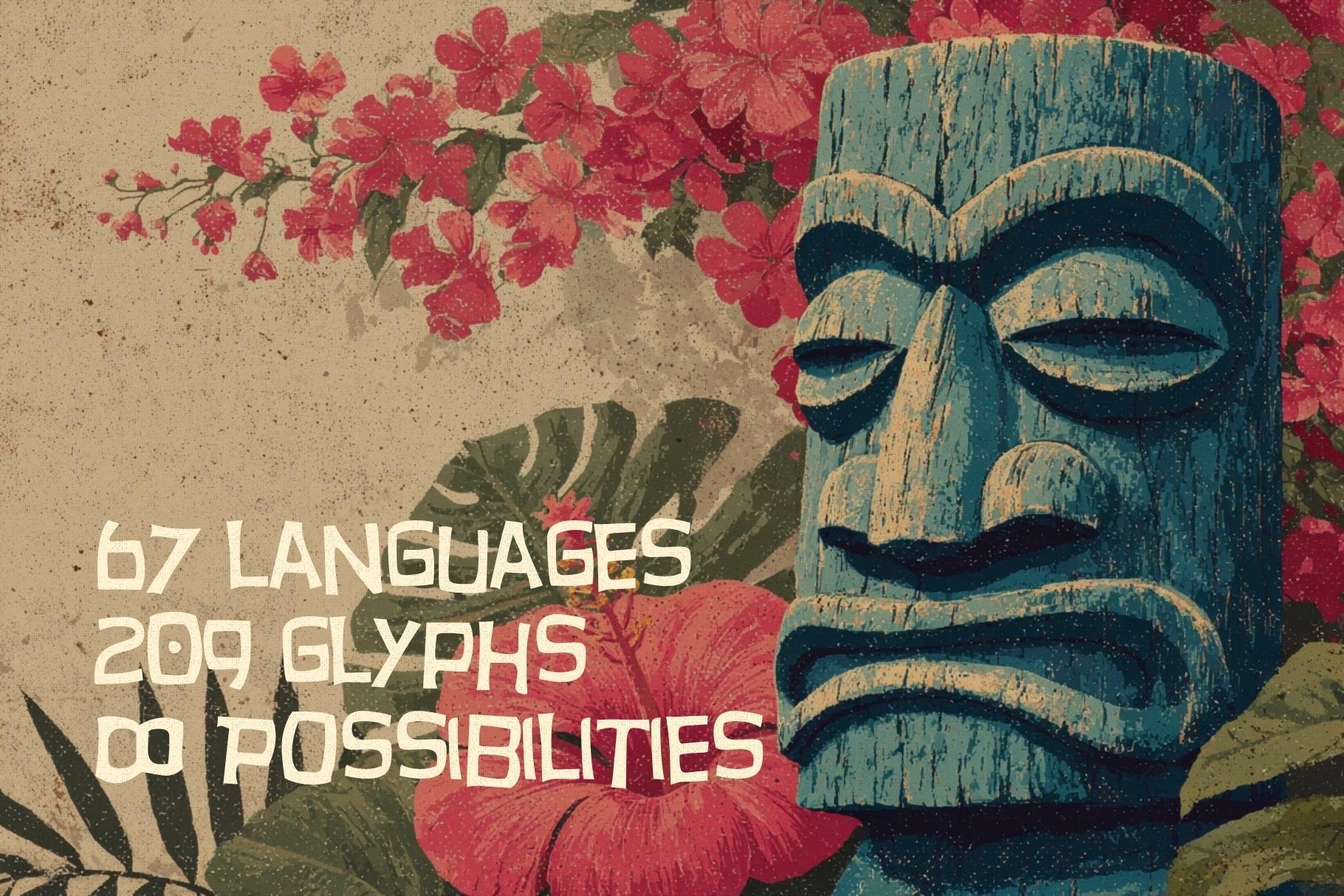 Aloha Pop - Tropical Tiki Typeface