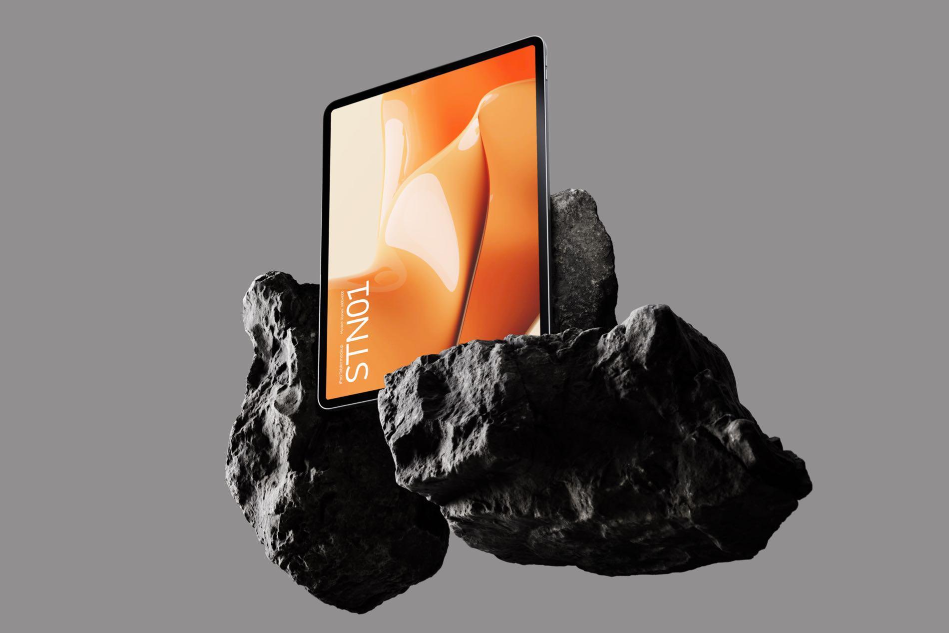 Standing iPad Mockup Set