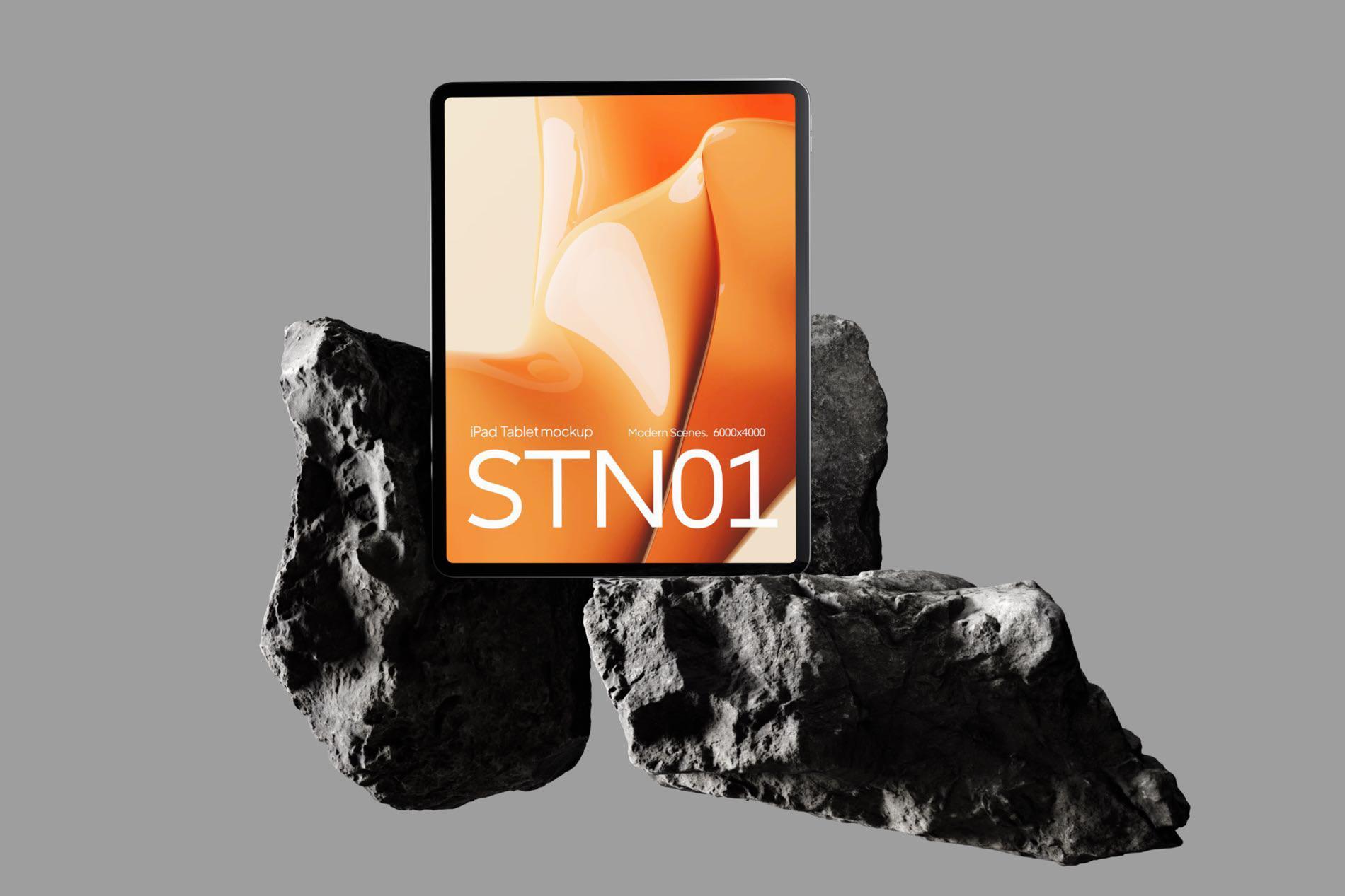 Standing iPad Mockup Set