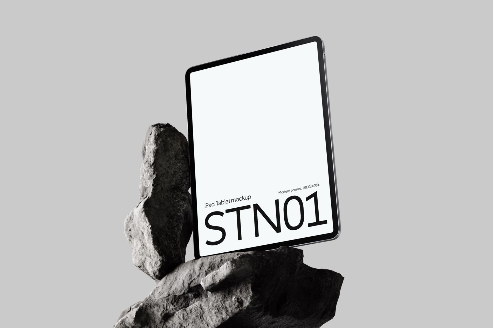 Standing iPad Mockup Set