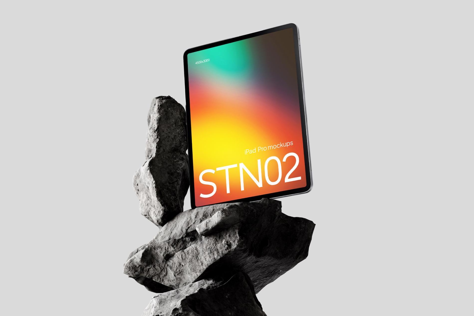 Standing iPad Mockup Set