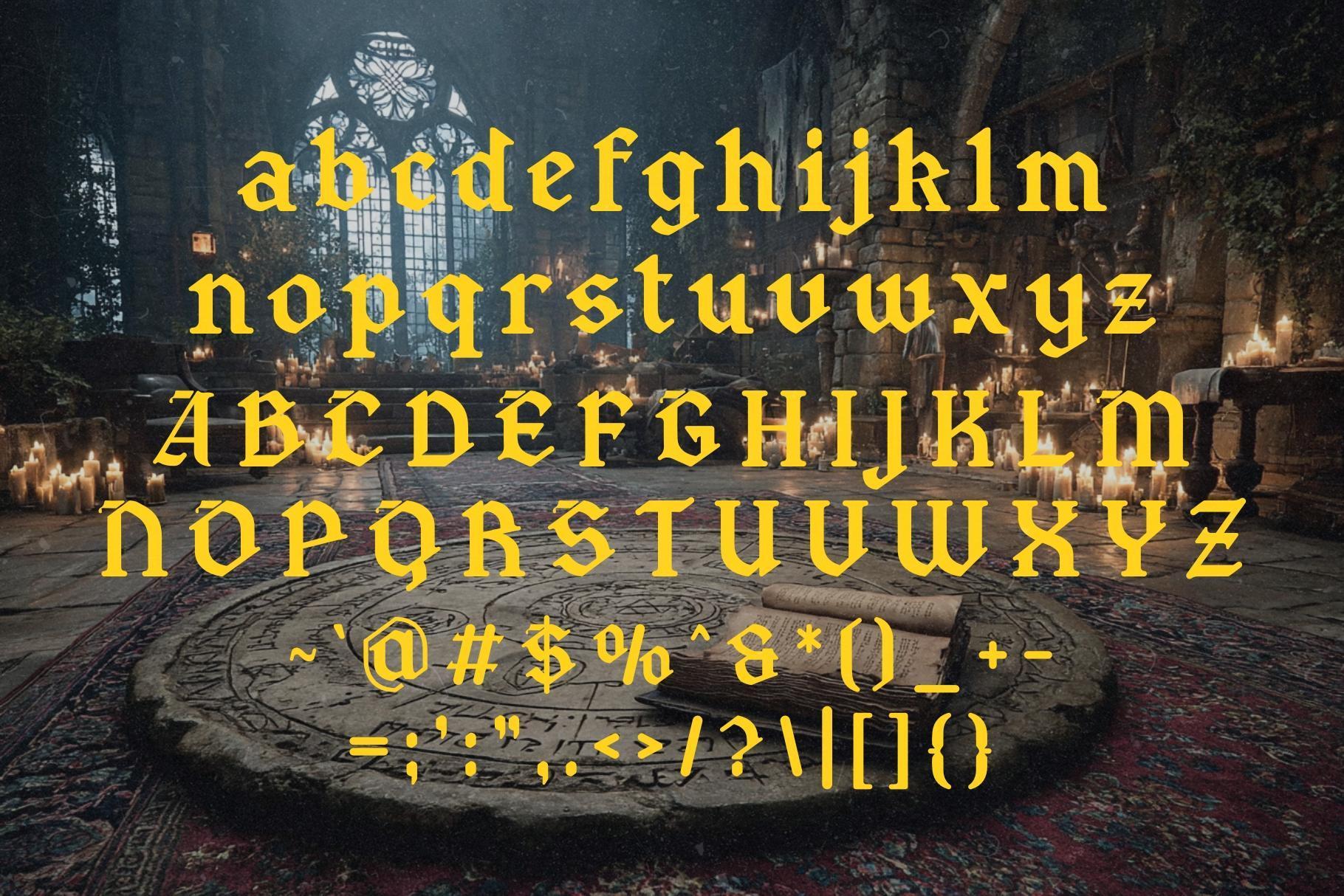 Black Vesper - Blackletter Typeface