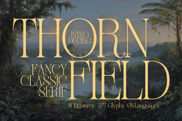Thornfield - Classy Serif Typeface