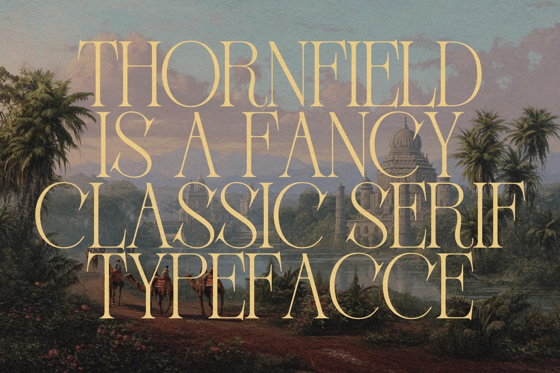 Thornfield - Classy Serif Typeface