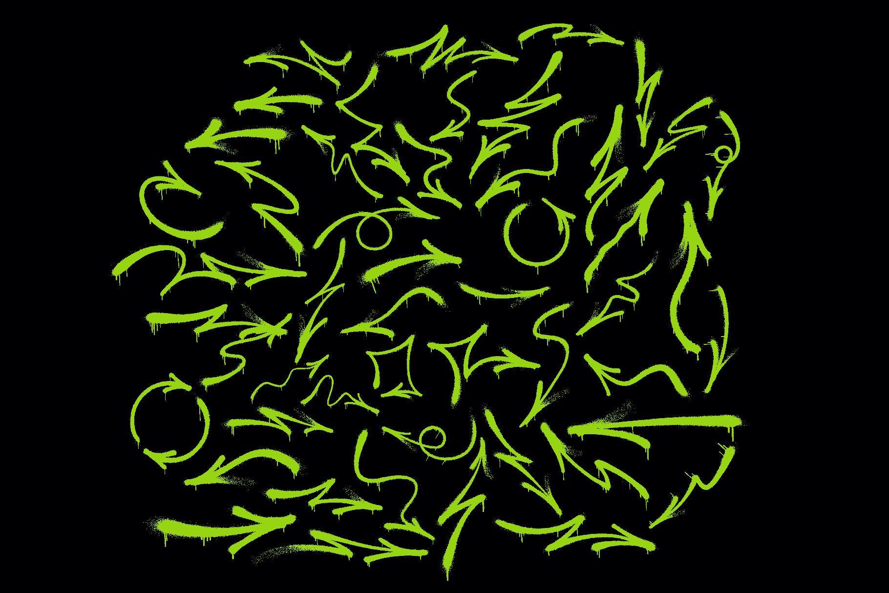 50 Vector Graffiti Arrows